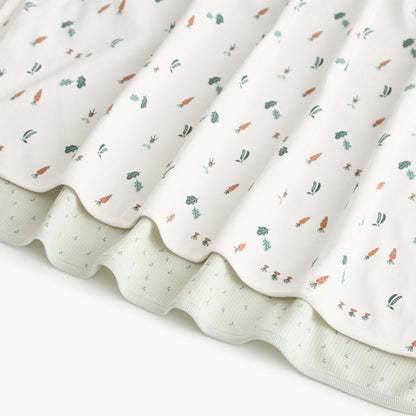 Juniors 2-Piece Printed Receiving Blanket Set - 70x70 cm