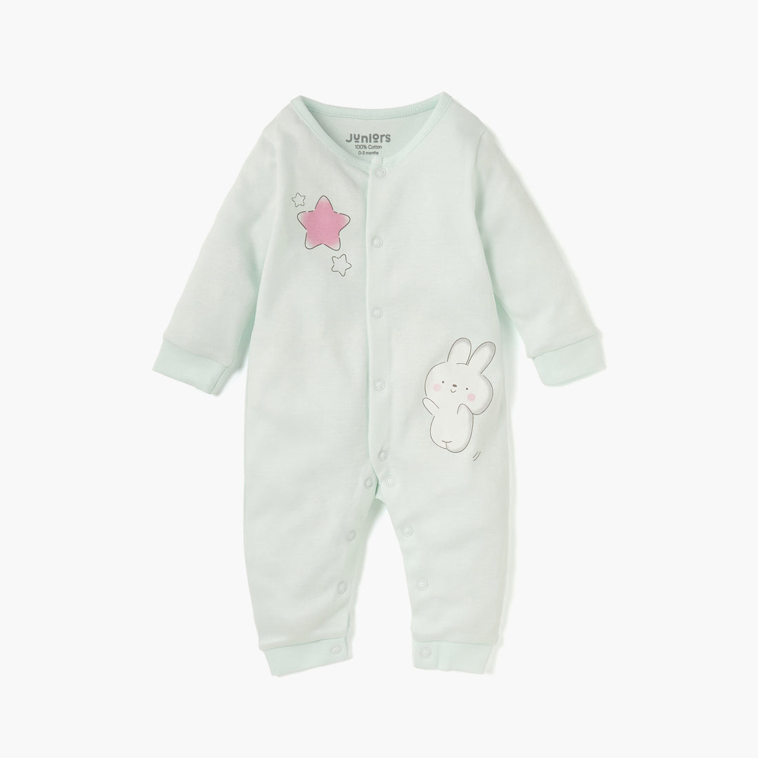 Juniors Printed Sleepsuit and Romper Set