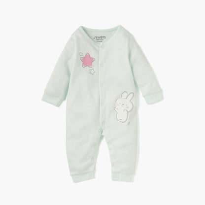 Juniors Printed Sleepsuit and Romper Set