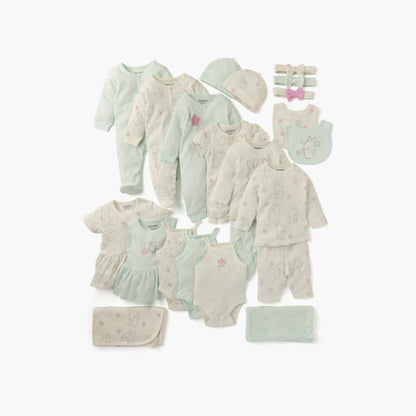 Juniors Printed Sleepsuit and Romper Set