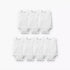 Juniors Solid Sleeveless Bodysuit with Snap Button Closure - Set of 7 - White / 12-18 mths