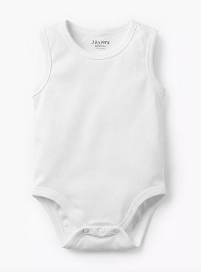Juniors Solid Sleeveless Bodysuit with Snap Button Closure - Set of 7-baby-boys-clothing-bodysuits-image-3