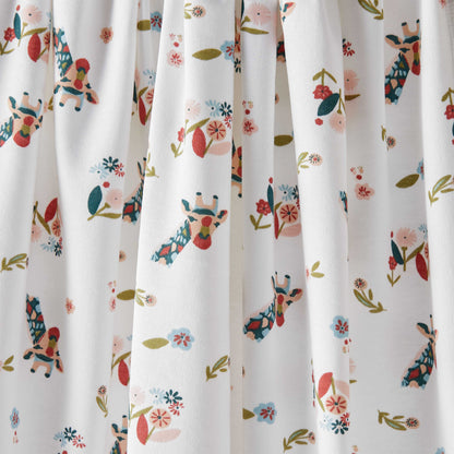 Juniors All-Over Giraffe Print Receiving Blanket - 70x70 cm