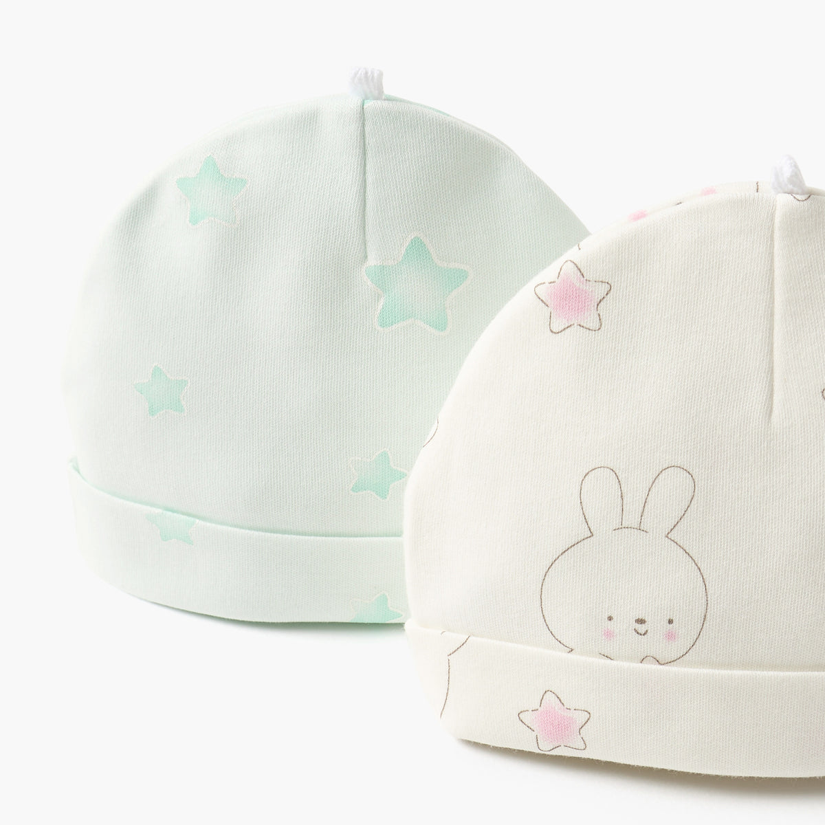 Juniors Printed Beanie - Set of 2