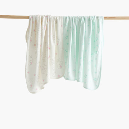 Juniors 2-Piece Printed Receiving Blanket Set - 70x70 cm