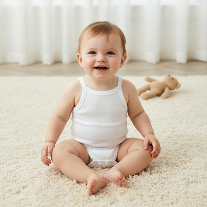 Juniors Solid Sleeveless Bodysuit - Set of 5