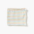 Juniors Striped Receiving Blanket - 70x70 cm - White / 0-6 mths