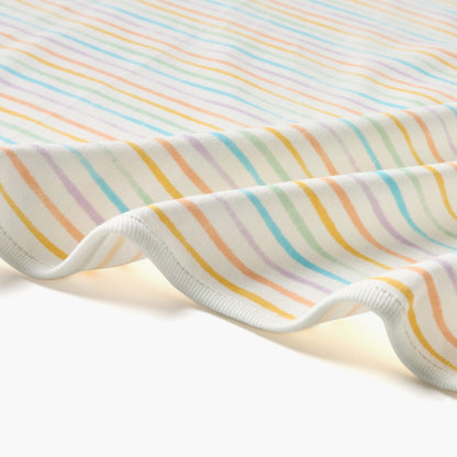 Juniors Striped Receiving Blanket - 70x70 cm