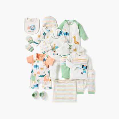 Juniors Striped Receiving Blanket - 70x70 cm