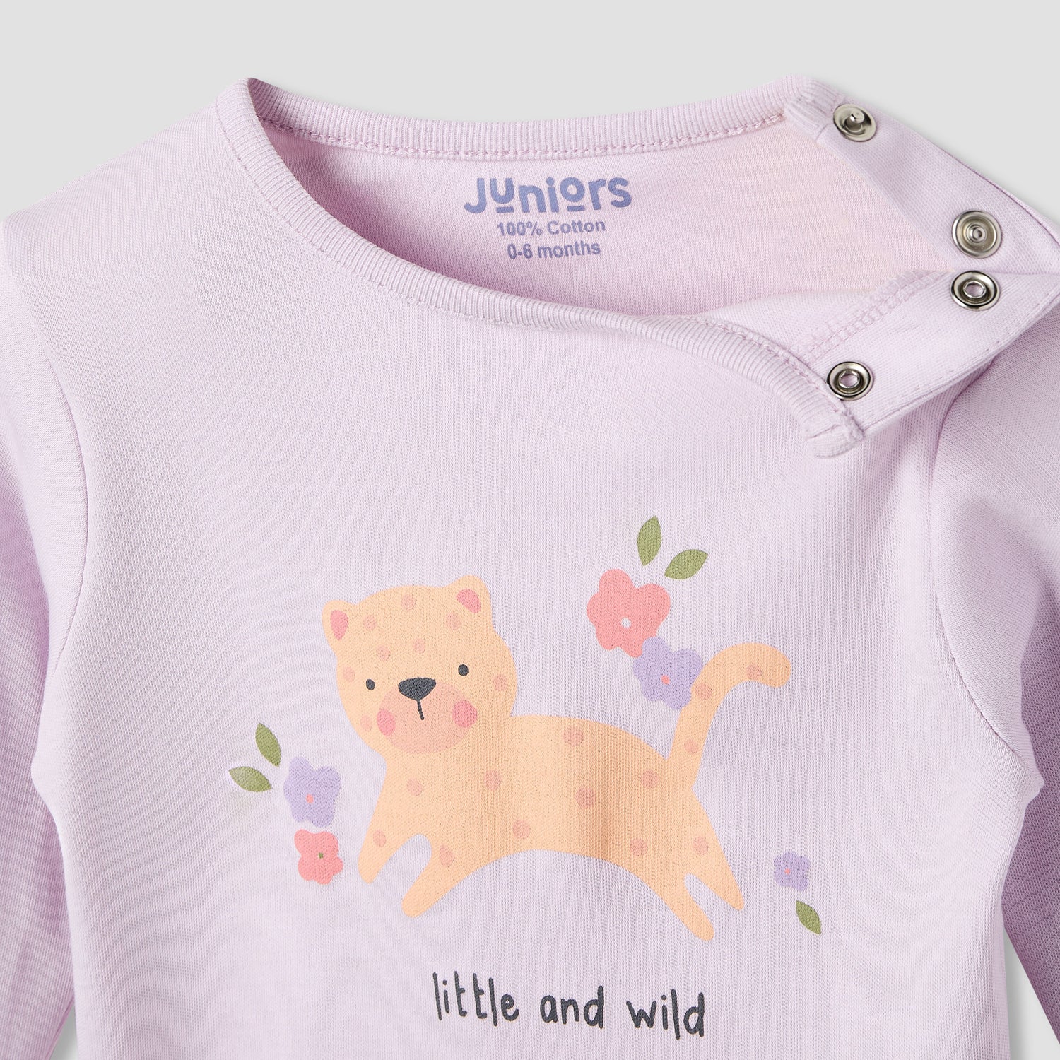 Juniors Pyjama Set with Fun Print - Soft Cotton - Long Sleeves - 4-Pieces