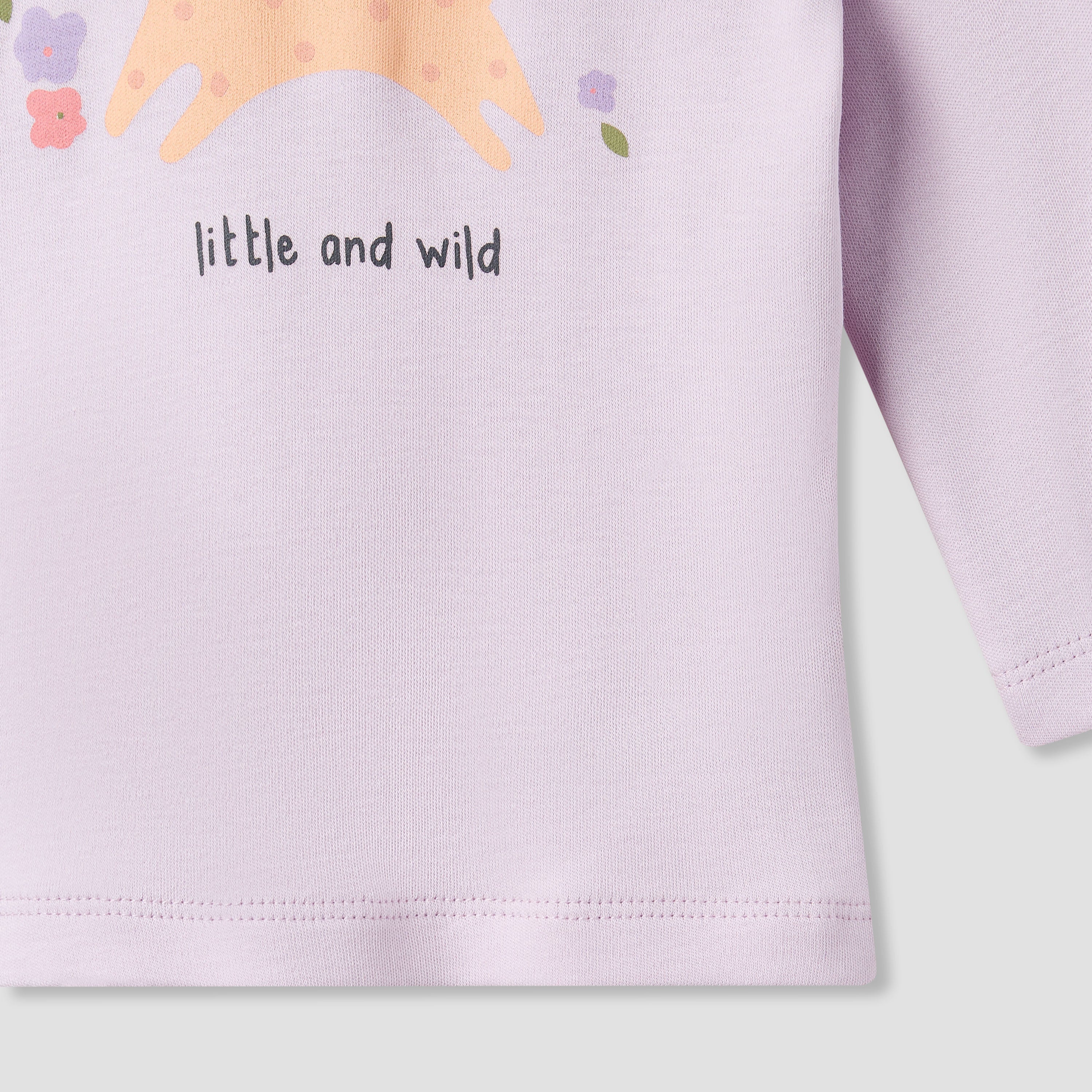 Juniors Pyjama Set with Fun Print - Soft Cotton - Long Sleeves - 4-Pieces
