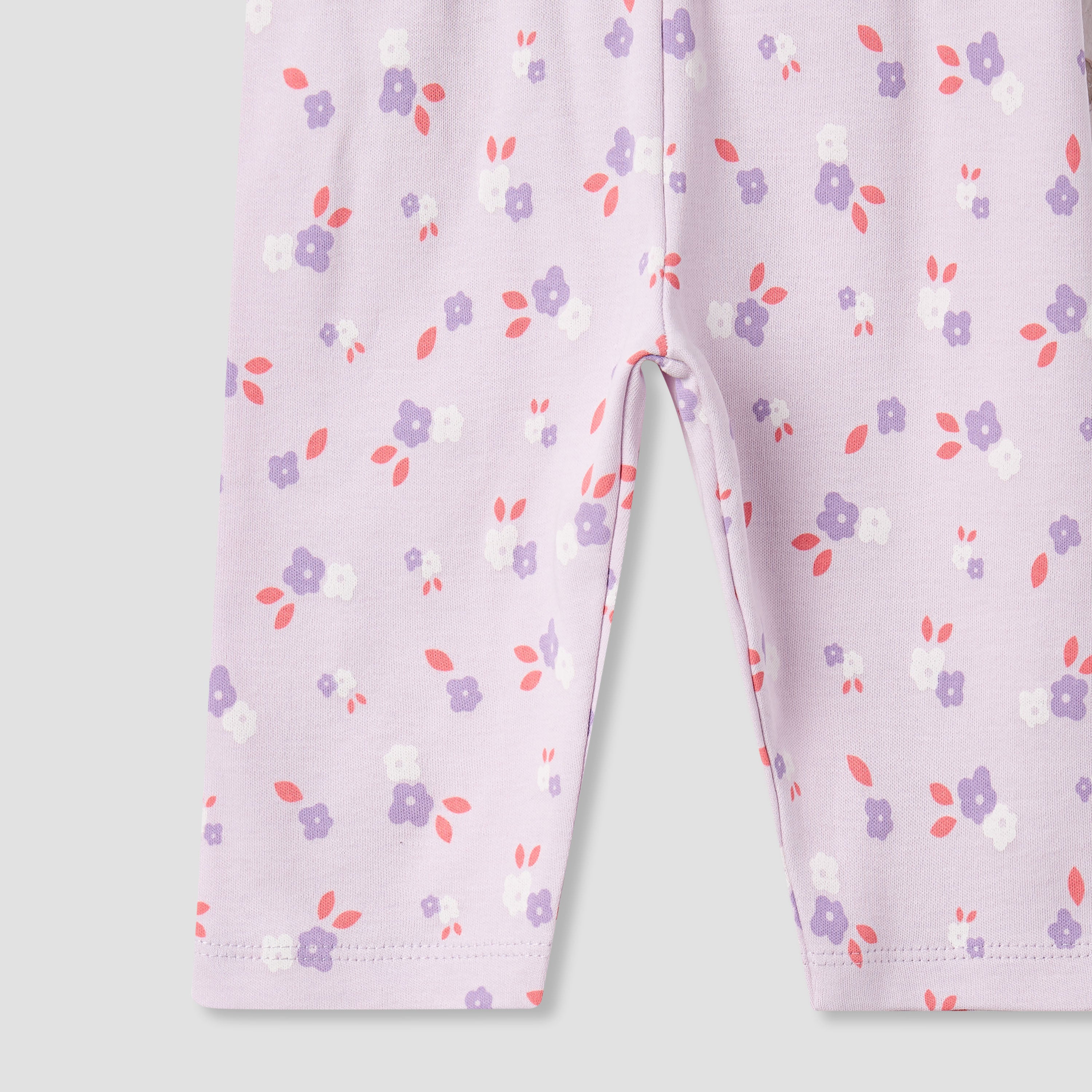 Juniors Pyjama Set with Fun Print - Soft Cotton - Long Sleeves - 4-Pieces