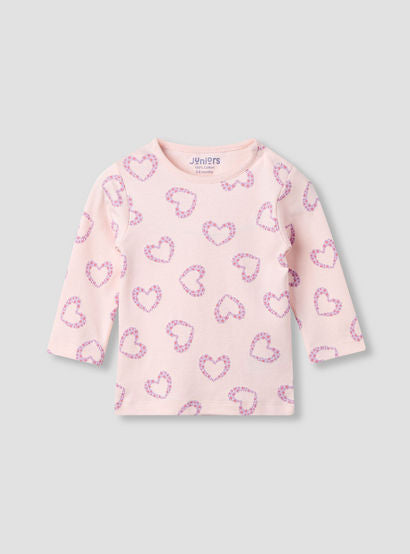 Juniors Pyjama Set with Fun Print - Soft Cotton - Long Sleeves - 4-Pieces-baby-girls-clothing-nightwear-pyjamasets-image-6