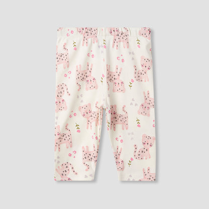 Juniors Pyjama Set with Fun Print - Soft Cotton - Long Sleeves - 4-Pieces