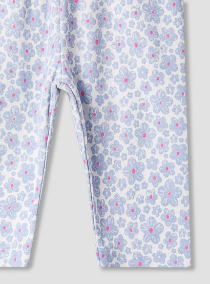 Juniors Pyjama Set with Fun Print - Soft Cotton - Long Sleeves - Round Neck - Set of 4-baby-girls-clothing-nightwear-pyjamasets-image-12