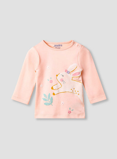 Juniors Pyjama Set with Fun Print - Soft Cotton - Long Sleeves - Round Neck - Set of 4-baby-girls-clothing-nightwear-pyjamasets-image-6
