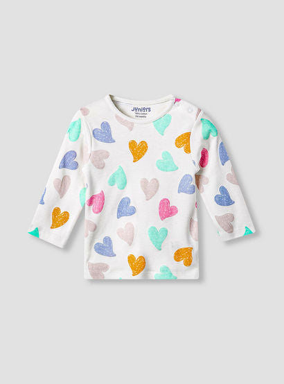 Juniors Pyjama Set with Fun Print - Soft Cotton - Long Sleeves - Round Neck - Set of 4-baby-girls-clothing-nightwear-pyjamasets-image-8