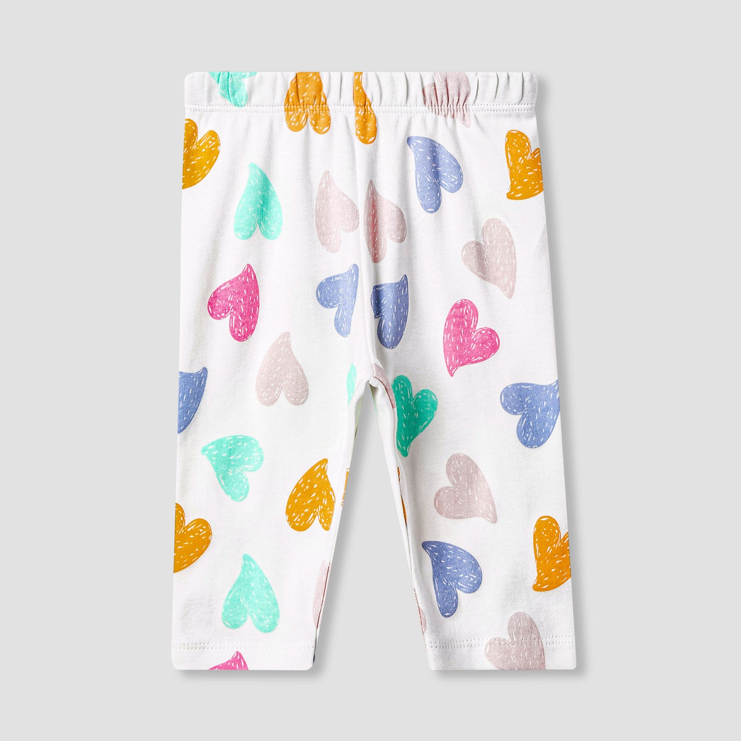 Juniors Pyjama Set with Fun Print - Soft Cotton - Long Sleeves - Round Neck - Set of 4