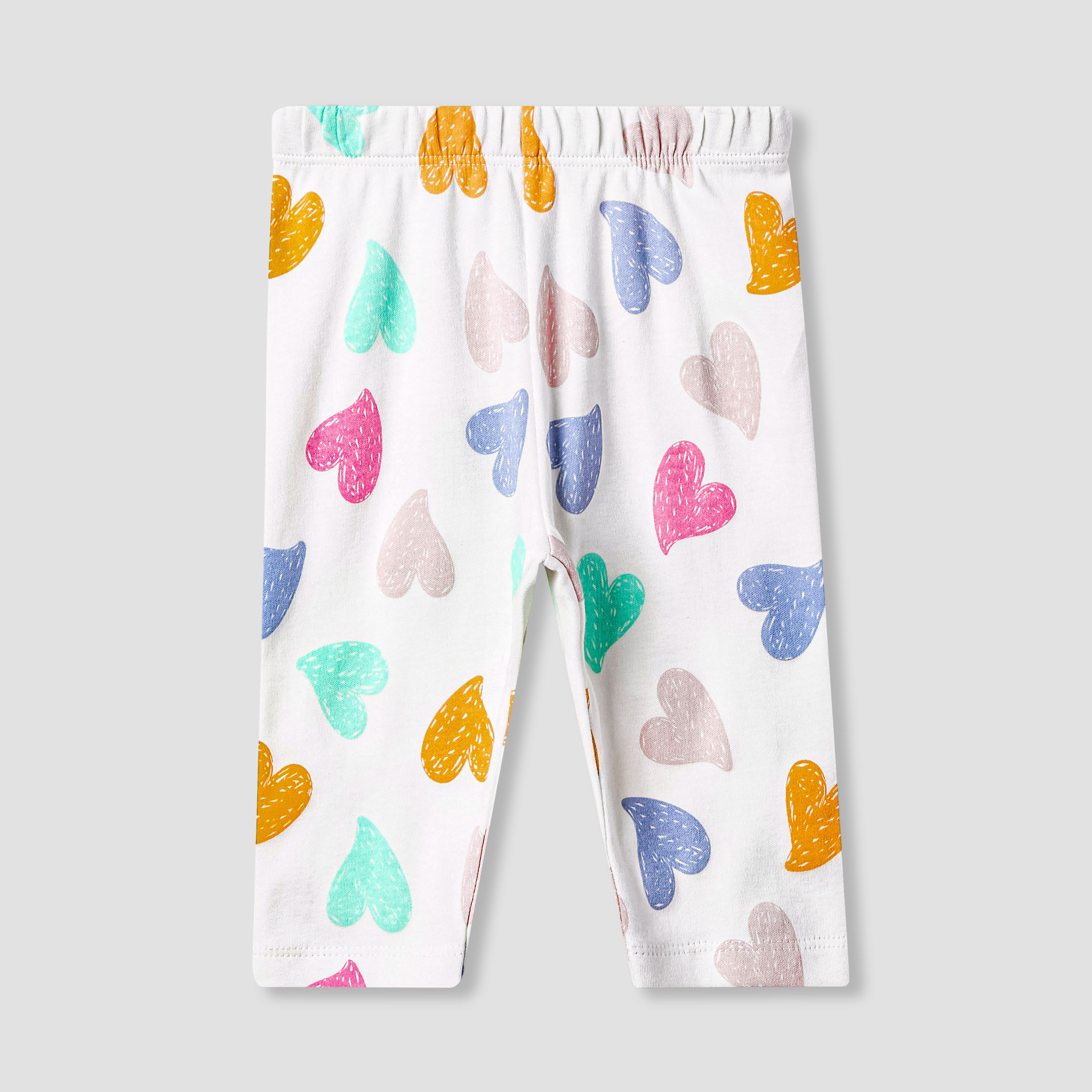 Juniors Pyjama Set with Fun Print - Soft Cotton - Long Sleeves - Round Neck - Set of 4