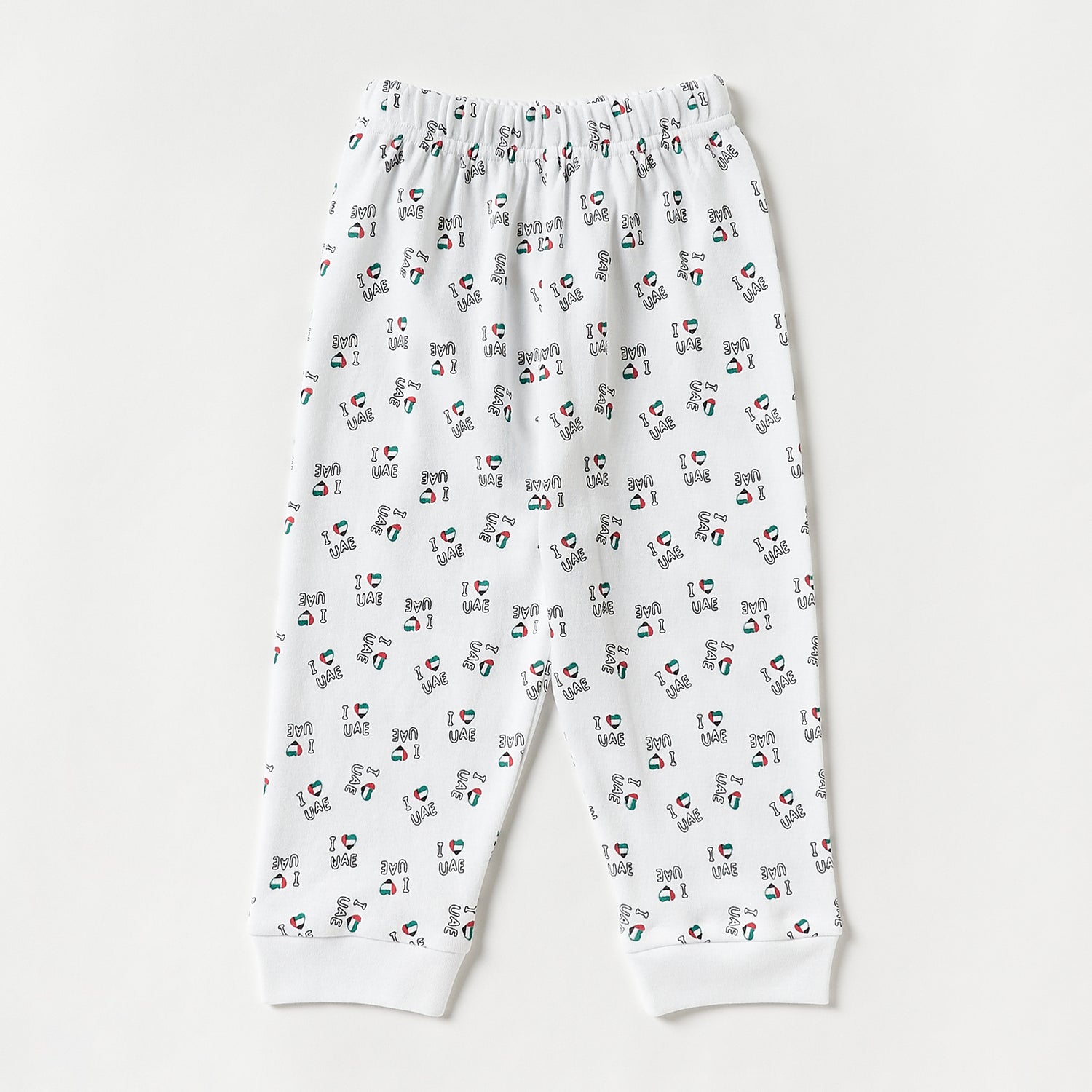 Juniors UAE National Day Print T-shirt and Pyjama Set