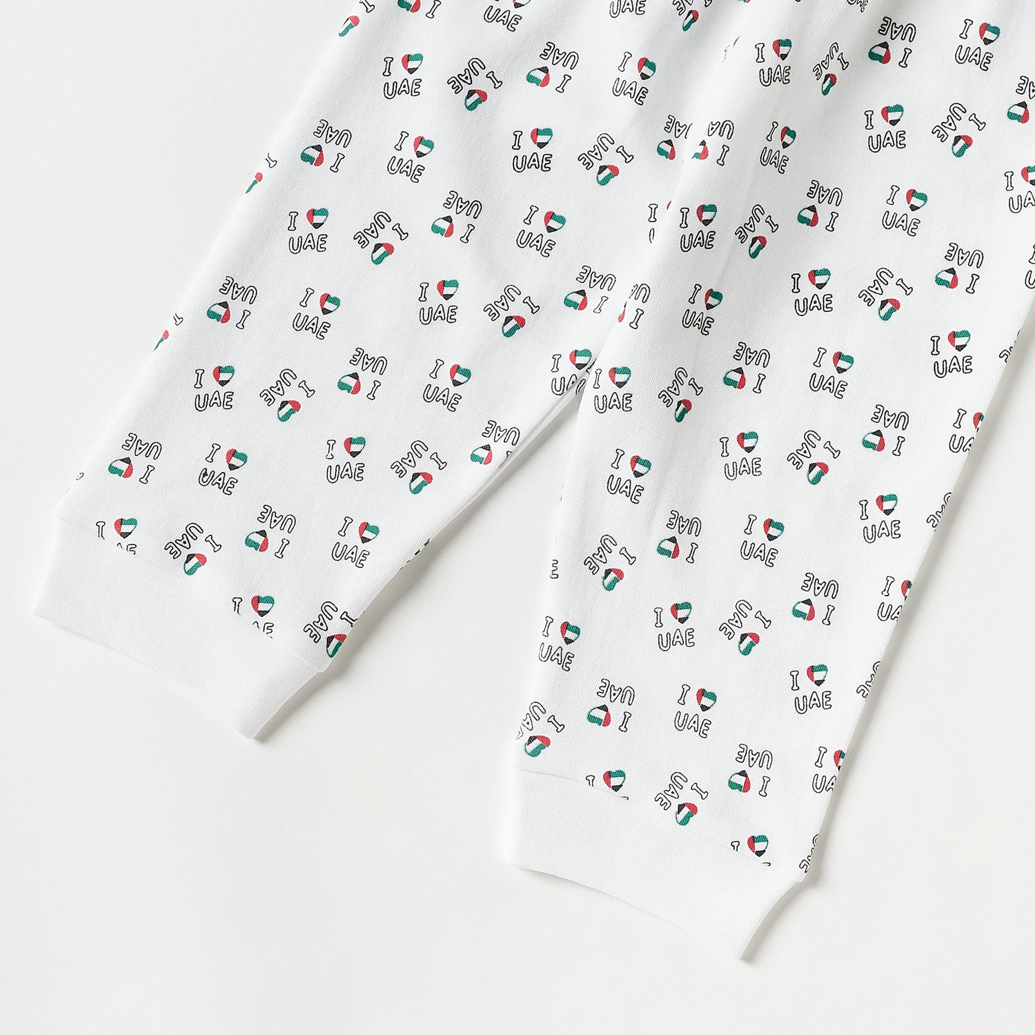 Juniors UAE National Day Print T-shirt and Pyjama Set