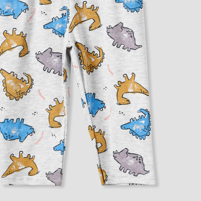 Juniors Dinosaur Print T-shirt and Pyjama Set