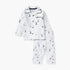 Juniors Graphic Print Shirt and Pyjama Set - White / 12-18 mths