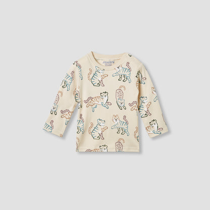 Juniors Bunny Print T-shirt and Pyjama Set