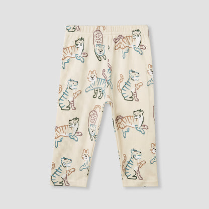 Juniors Bunny Print T-shirt and Pyjama Set