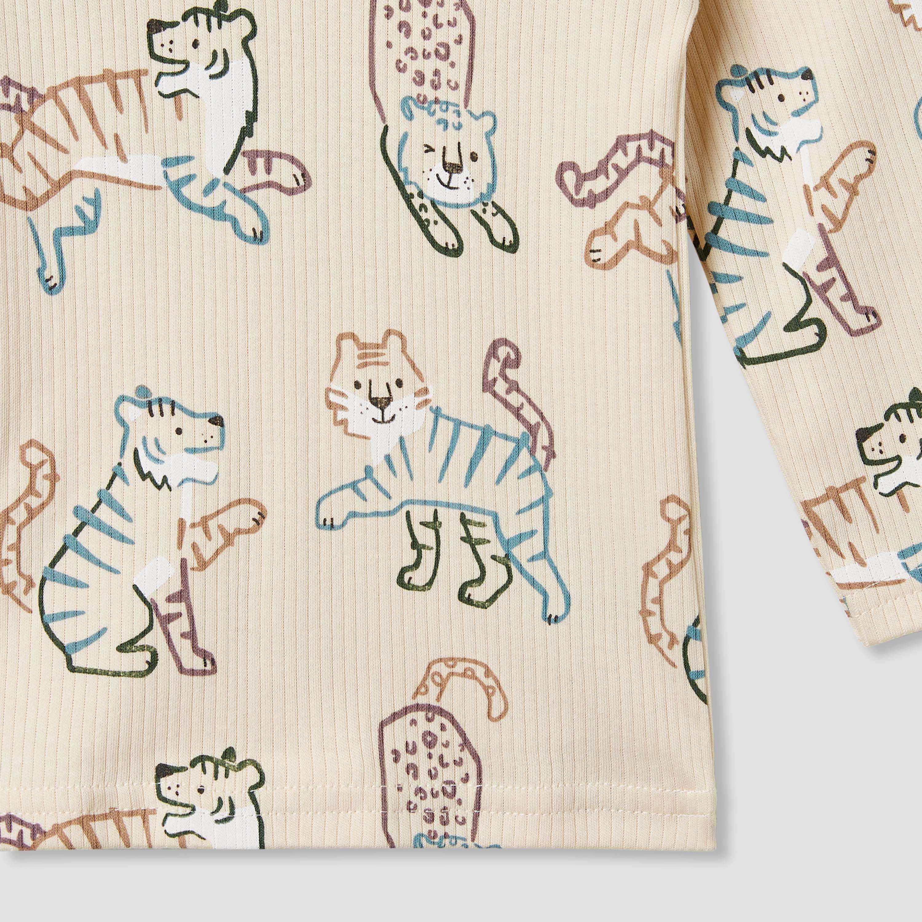Juniors Bunny Print T-shirt and Pyjama Set