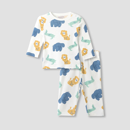 Juniors Printed T-shirt and Pyjama Set