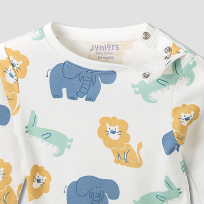 Juniors Printed T-shirt and Pyjama Set