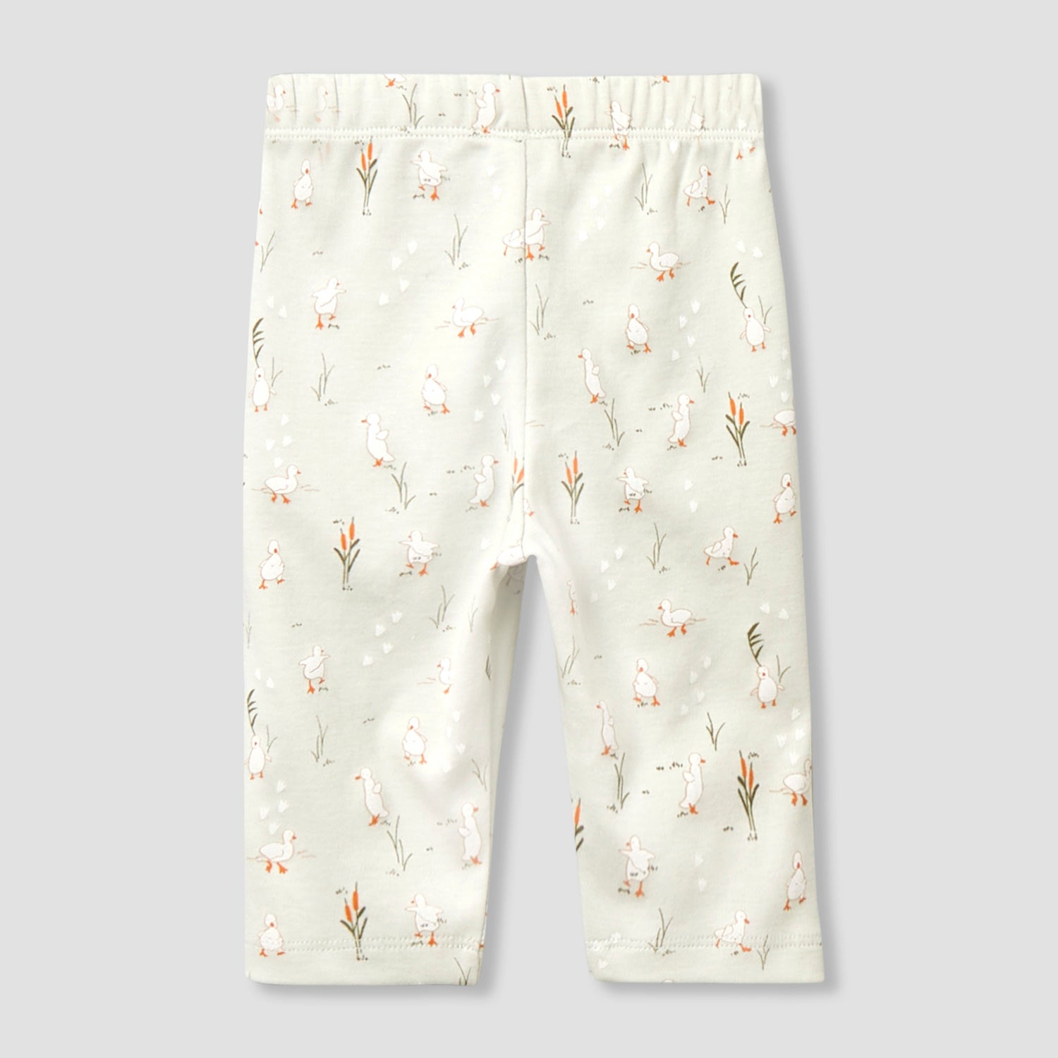 Juniors Cotton Collared Long Sleeves Pyjama Set with Duck Print