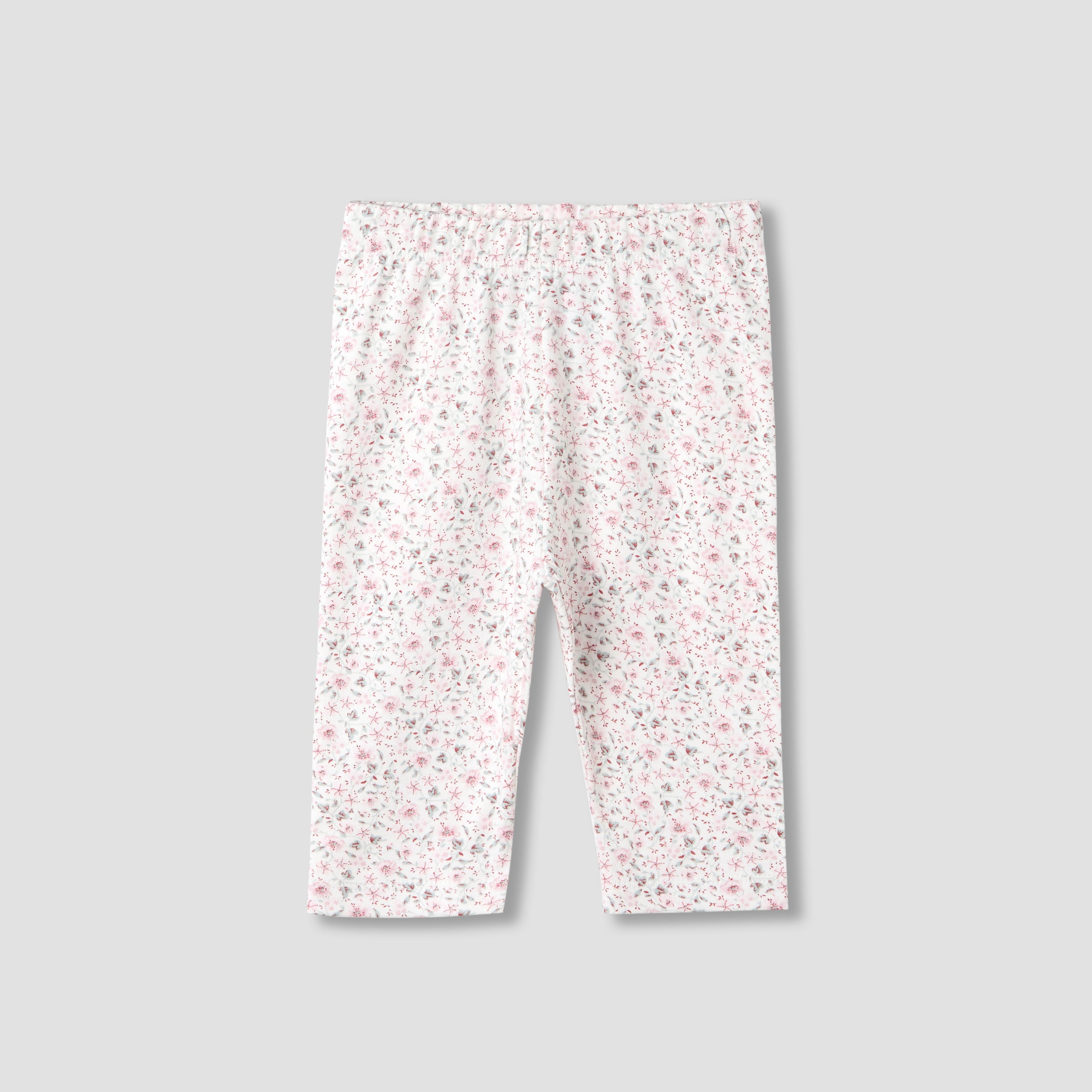 Juniors Floral Print Long Sleeve T-shirt and Pyjama Set