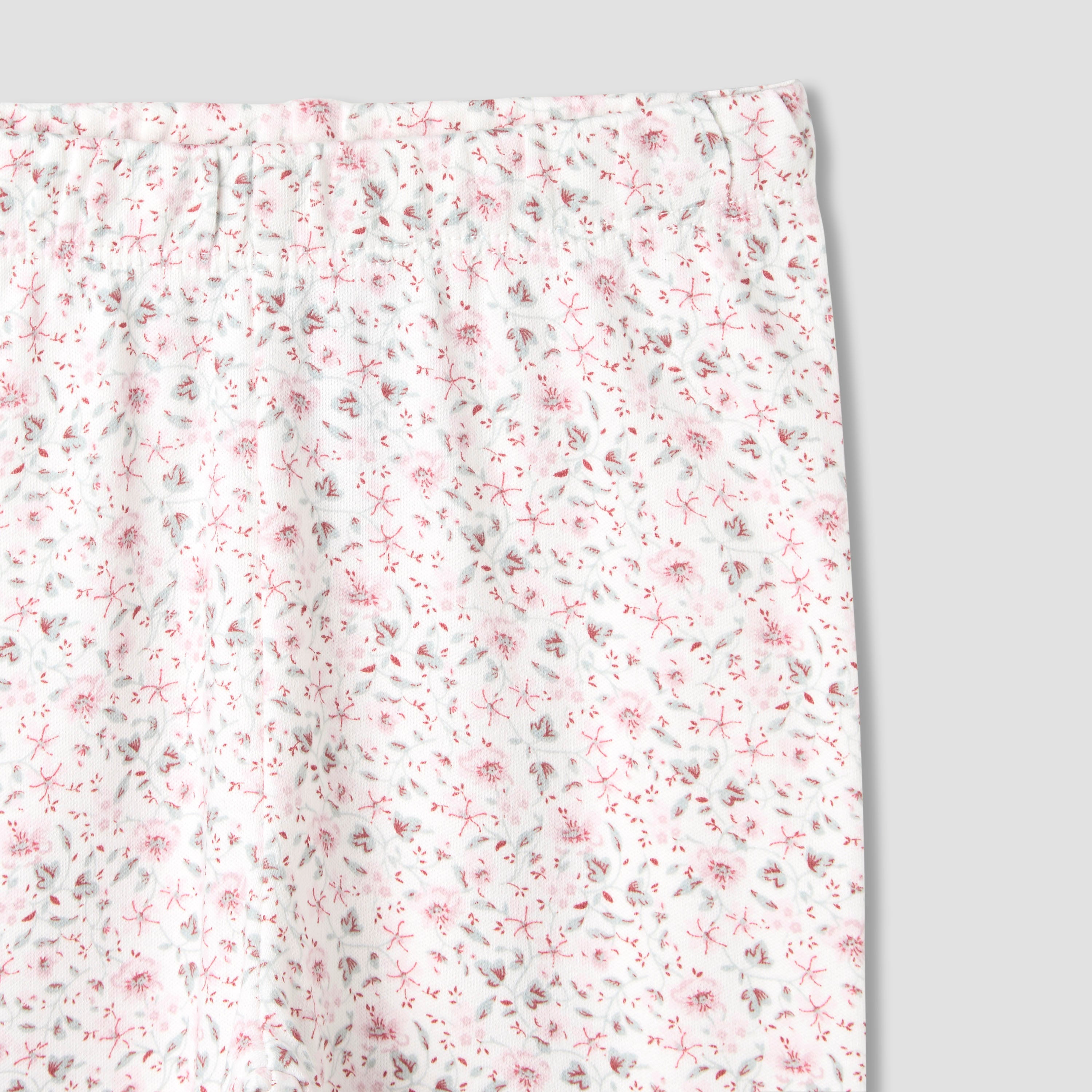 Juniors Floral Print Long Sleeve T-shirt and Pyjama Set