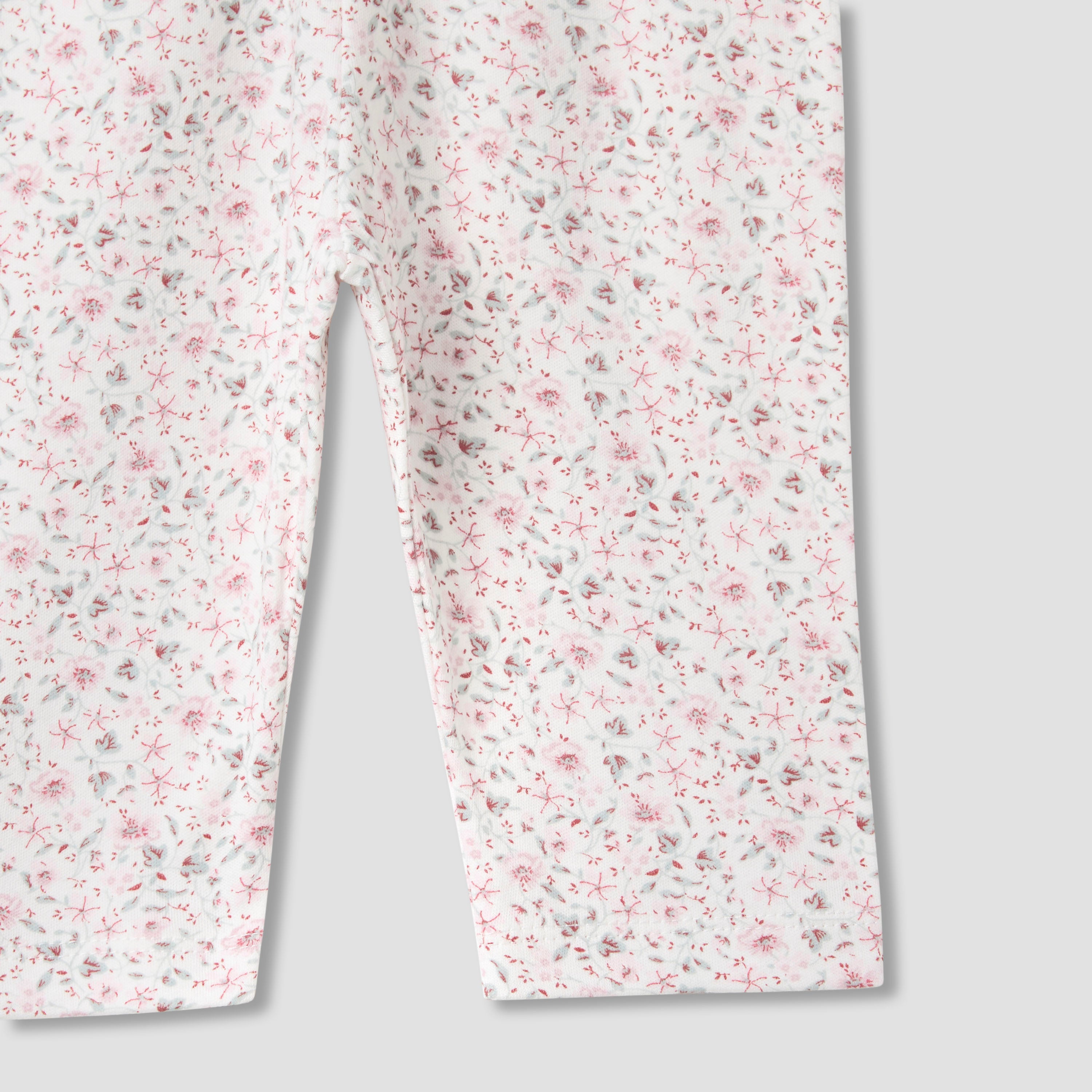 Juniors Floral Print Long Sleeve T-shirt and Pyjama Set
