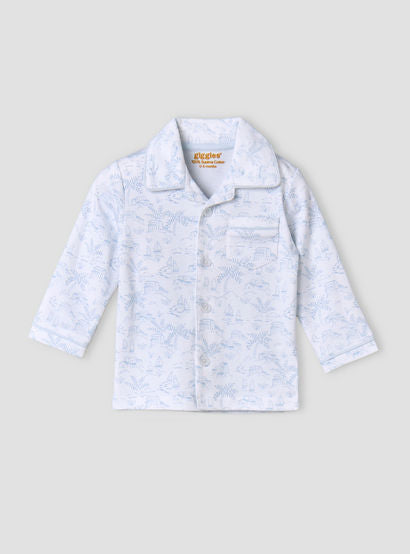 Giggles Cotton Collared Long Sleeves Pyjama Set with Print-baby-boys-clothing-nightwear-pyjamasets-image-3