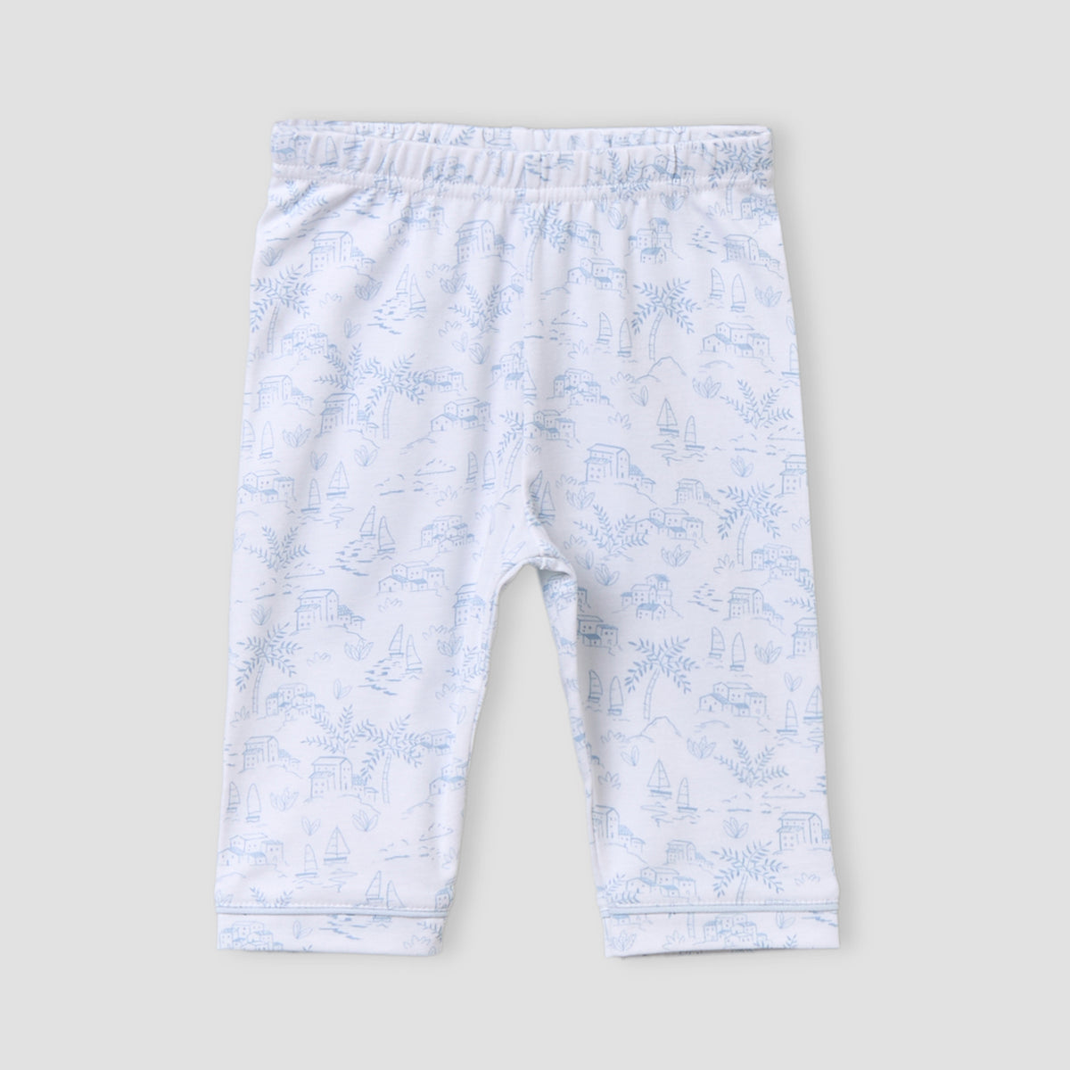 Giggles Cotton Collared Long Sleeves Pyjama Set with Print