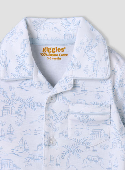 Giggles Cotton Collared Long Sleeves Pyjama Set with Print-baby-boys-clothing-nightwear-pyjamasets-image-5