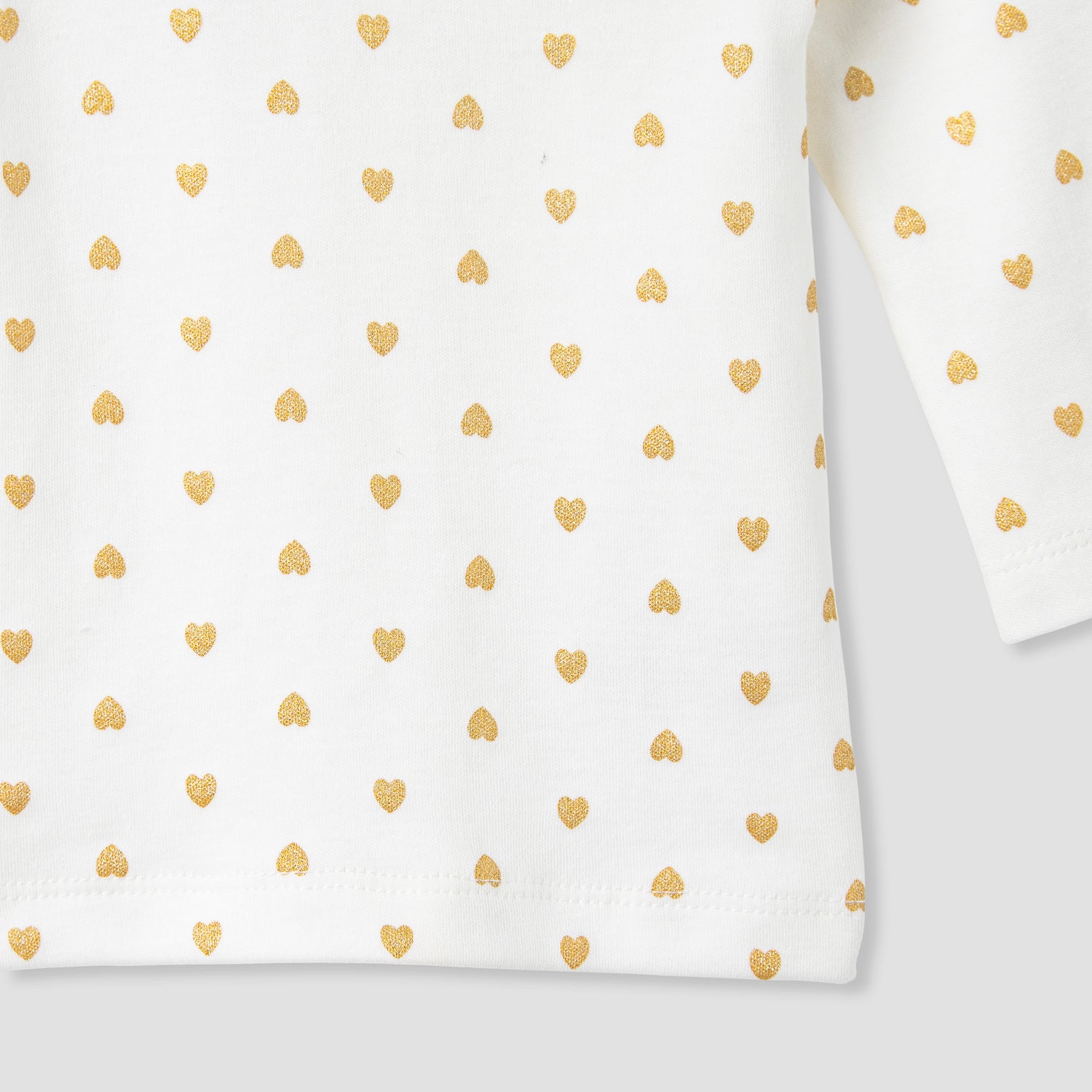 Juniors Heart Print T-shirt and Pyjama Set