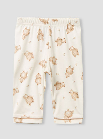Giggles Cotton Collared Long Sleeves Pyjama Set with Teddy Bear Print-baby-boys-clothing-nightwear-pyjamasets-image-4