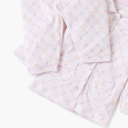 Juniors Floral Print Shirt and Pyjama Set