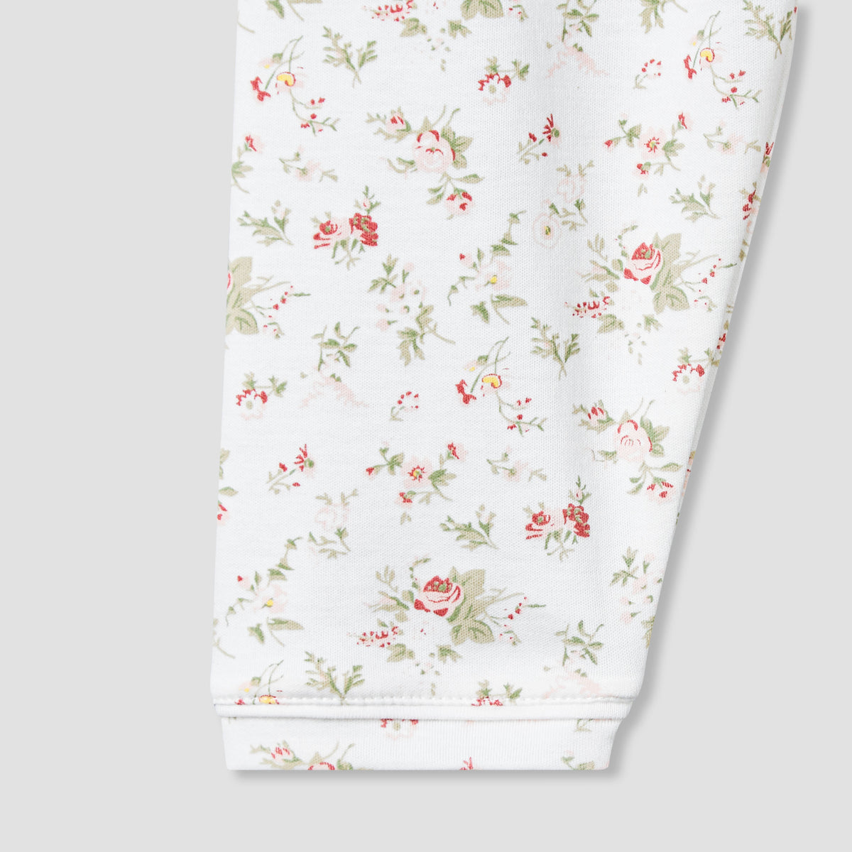 Giggles Cotton Peter Pan Collar Long Sleeves Pyjama Set with Floral Print