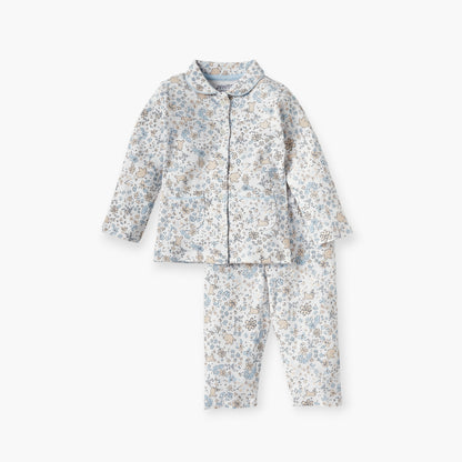 Juniors All-Over Floral Print Shirt and Pyjama Set