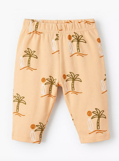 Juniors Cotton Round Neck Long Sleeves Pyjama Set with Palm Tree Print-baby-boys-clothing-nightwear-pyjamasets-image-3