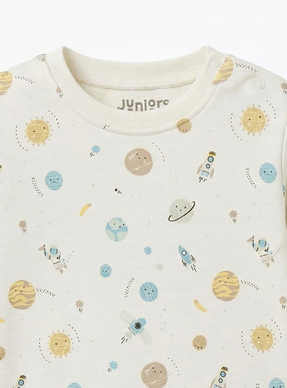 Juniors Cotton Round Neck Long Sleeves Pyjama Set with Space Print-baby-boys-clothing-nightwear-pyjamasets-image-5