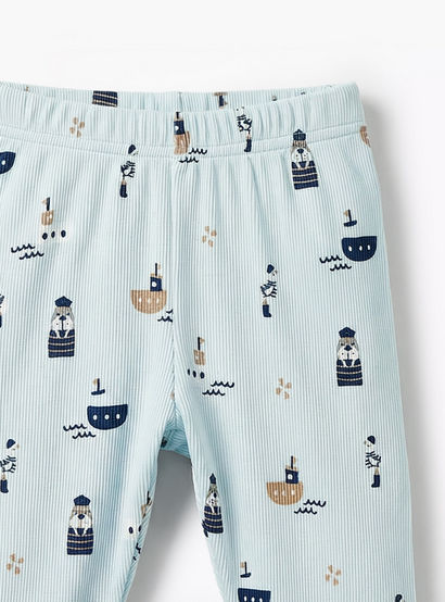 Juniors Cotton Round Neck Long Sleeves Pyjama Set with Nautical Print-baby-boys-clothing-nightwear-pyjamasets-image-6