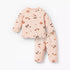 Juniors Cotton Round Neck Long Sleeves Pyjama Set with Print - Pink / 12-18 mths
