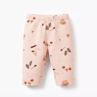 Juniors Cotton Round Neck Long Sleeves Pyjama Set with Print