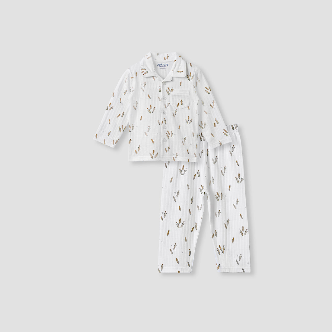Juniors Printed Shirt and Pyjama Set